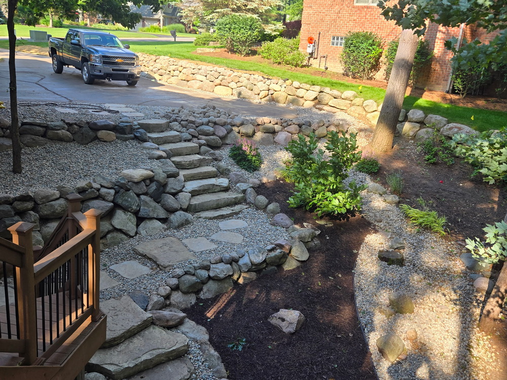 Outdoor fireplace in Brighton