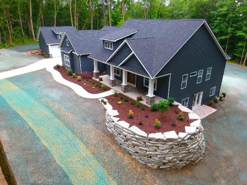 Residential landscape design near Brighton