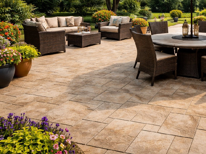 Best concrete patio contractors and installers Brighton, Howell, Pinckney, Ann Arbor