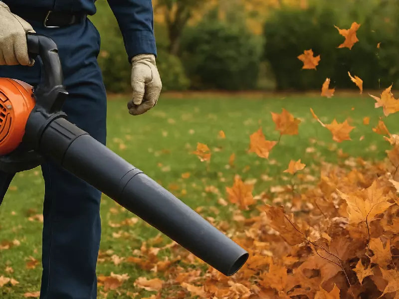 Commercial fall clean up services