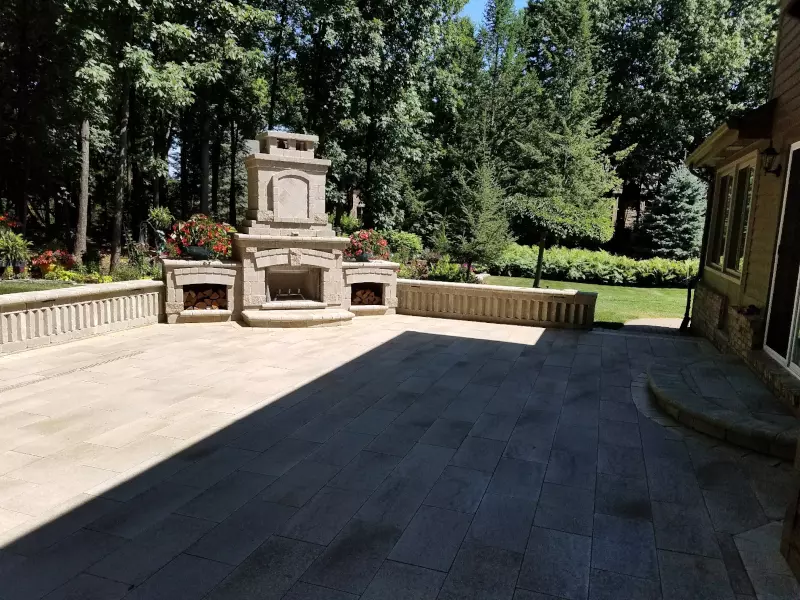 Natural boulder retaining walls