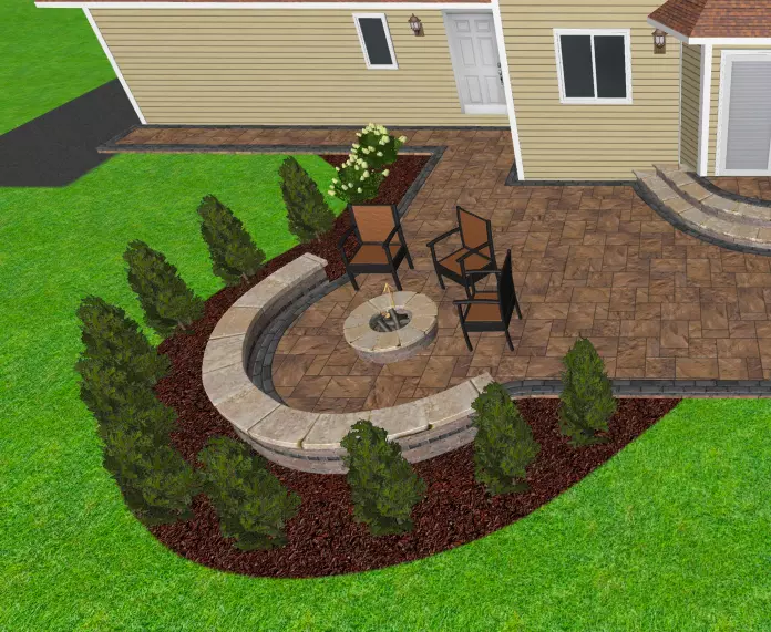 Backyard fire pit installers near me