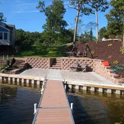 water front retaining wall