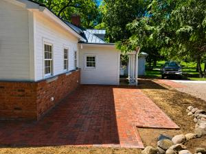 Fendt brick paver patio and walkway